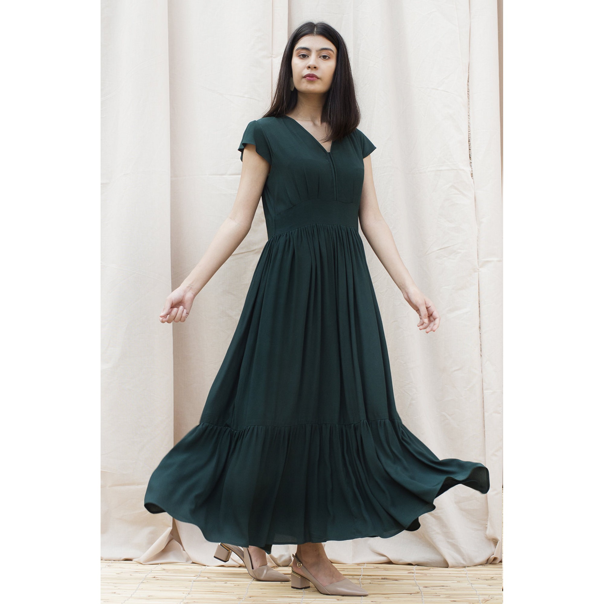 dress bottle green